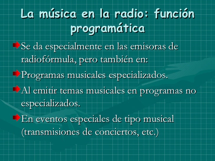 La radio como medio de comunicación La radio como medio de comunicación