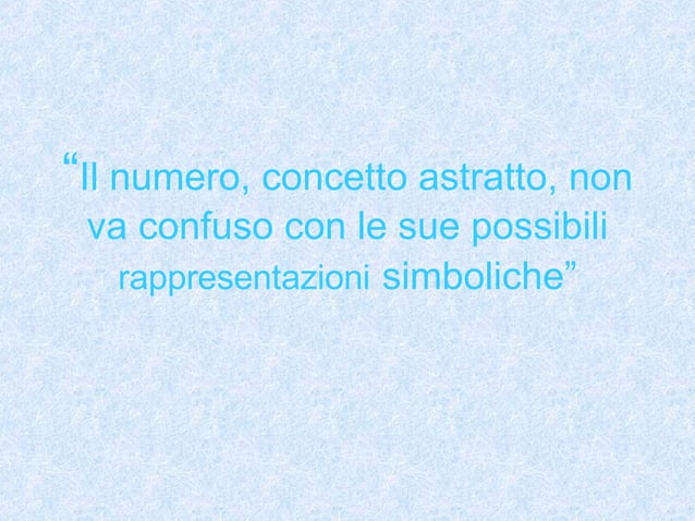 La rappresentazione dei numeri | PPT