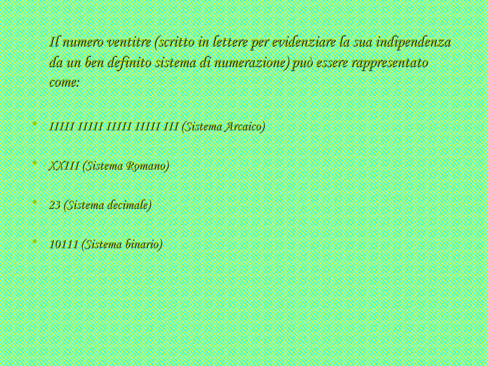 La rappresentazione dei numeri | PPT