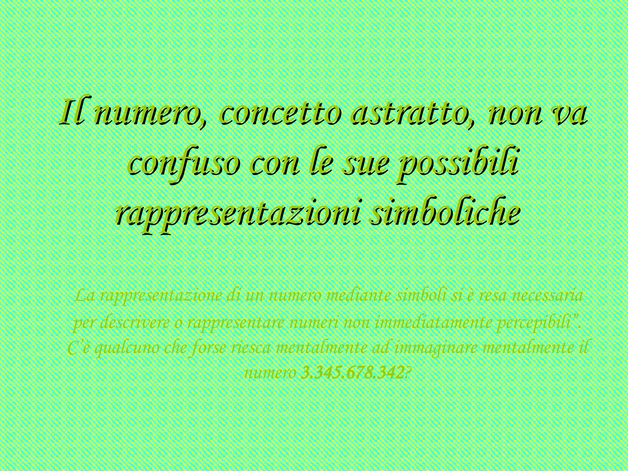 La rappresentazione dei numeri | PPT
