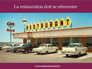 La restauration doit se réinventer 
www.restoconnection.fr 
 