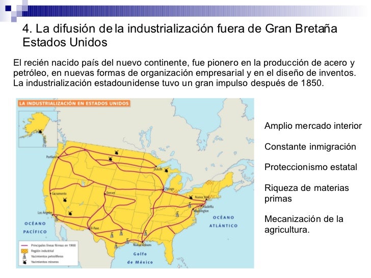 Parte Del Continente Americano Donde Se Concentra La Industria Pesada