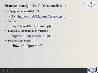 La sécurité et php