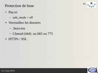 La sécurité et php