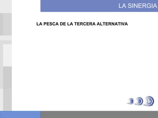 LA SINERGIA LA PESCA DE LA TERCERA ALTERNATIVA 