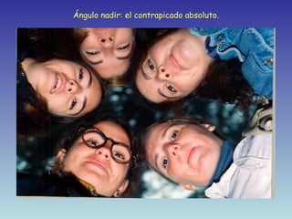 Ángulo nadir: el contrapicado absoluto. 