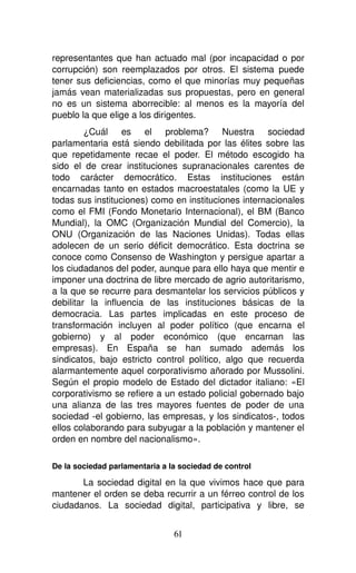 La Sociedad de Control