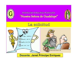 Docente: Janet Principe Enriquez