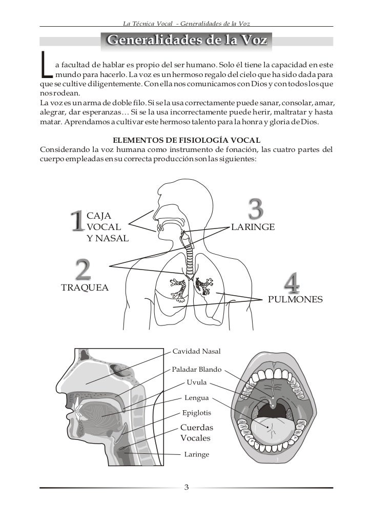 La técnica vocal