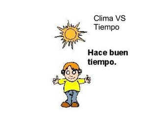 Clima VS Tiempo 