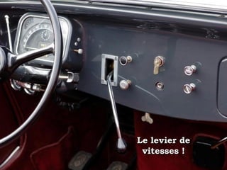 Le levier deLe levier de
vitesses !vitesses !
 
