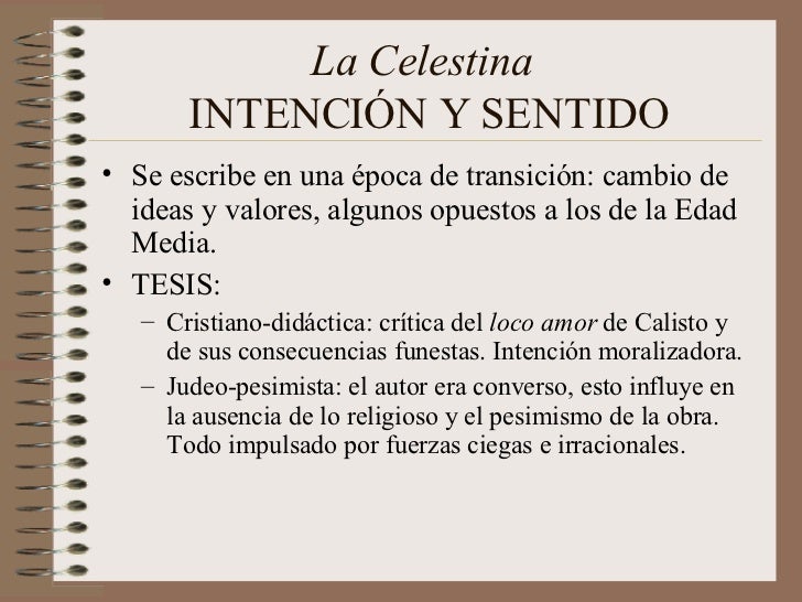 La Transición al Renacimiento Manrique y La Celestina