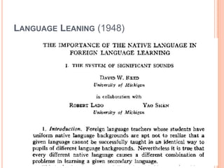 LANGUAGE LEANING (1948)
 