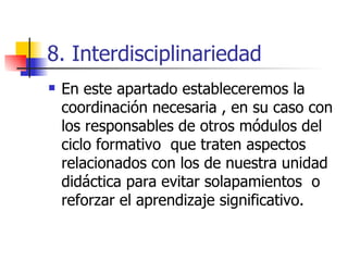 La Unidad DidáCtica