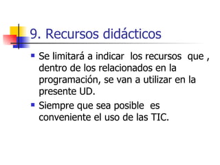 La Unidad DidáCtica