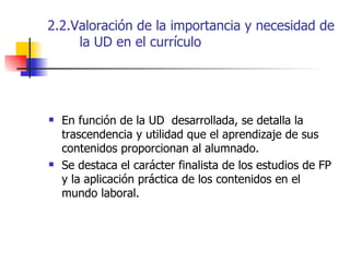 La Unidad DidáCtica