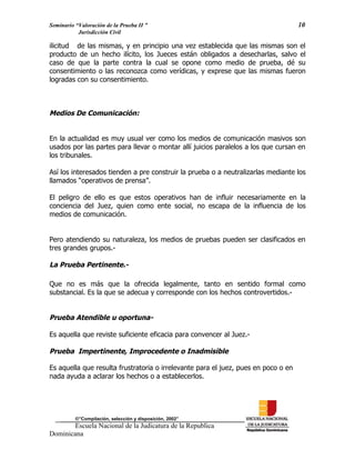 ENJ-2-400 La Valoración de la Prueba