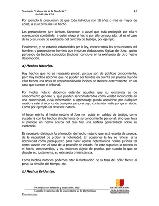 ENJ-2-400 La Valoración de la Prueba