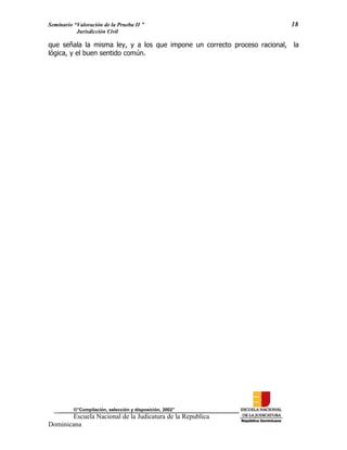 ENJ-2-400 La Valoración de la Prueba