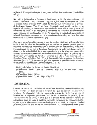 ENJ-2-400 La Valoración de la Prueba