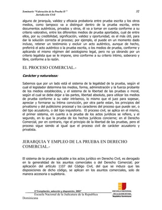 ENJ-2-400 La Valoración de la Prueba