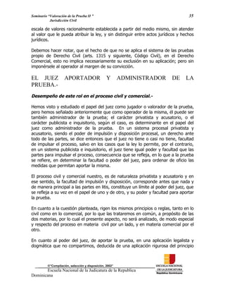 ENJ-2-400 La Valoración de la Prueba