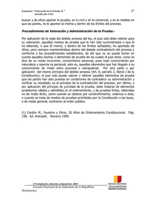 ENJ-2-400 La Valoración de la Prueba