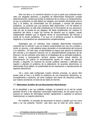 ENJ-2-400 La Valoración de la Prueba