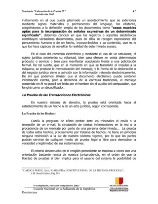 ENJ-2-400 La Valoración de la Prueba