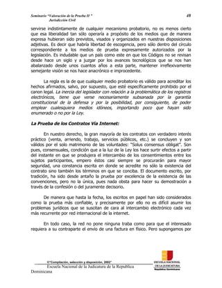 ENJ-2-400 La Valoración de la Prueba