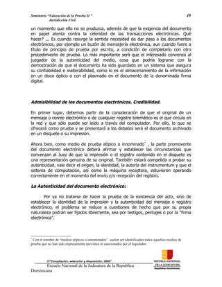 ENJ-2-400 La Valoración de la Prueba