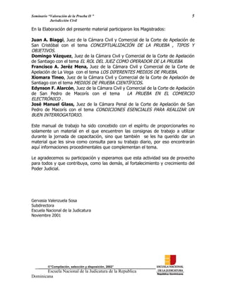 ENJ-2-400 La Valoración de la Prueba