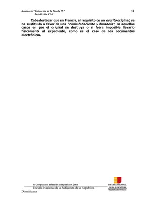 ENJ-2-400 La Valoración de la Prueba