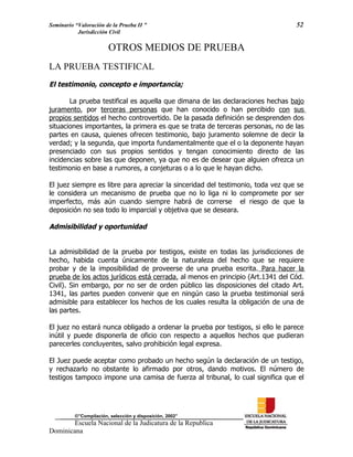 ENJ-2-400 La Valoración de la Prueba