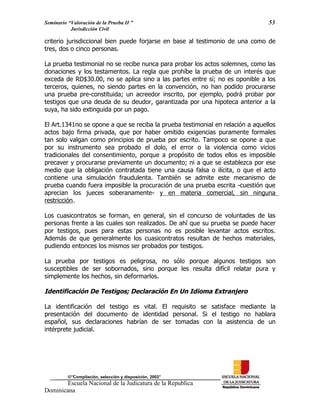 ENJ-2-400 La Valoración de la Prueba