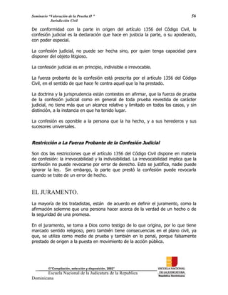 ENJ-2-400 La Valoración de la Prueba