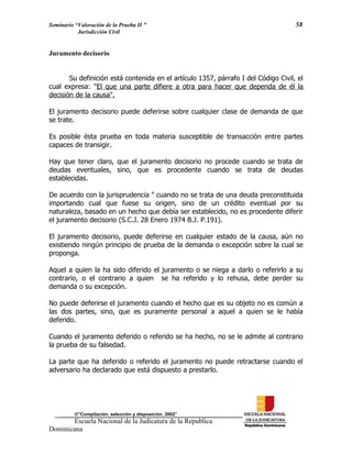 ENJ-2-400 La Valoración de la Prueba