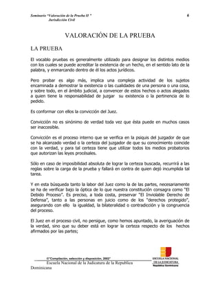 ENJ-2-400 La Valoración de la Prueba