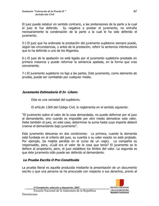 ENJ-2-400 La Valoración de la Prueba