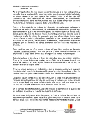 ENJ-2-400 La Valoración de la Prueba