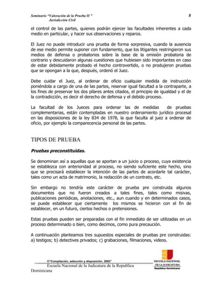 ENJ-2-400 La Valoración de la Prueba