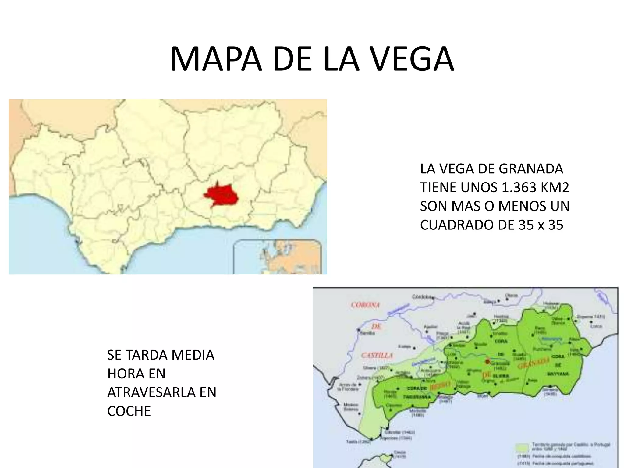 La vega-de-granada-mapa-físico-y-geográfico | PPTX