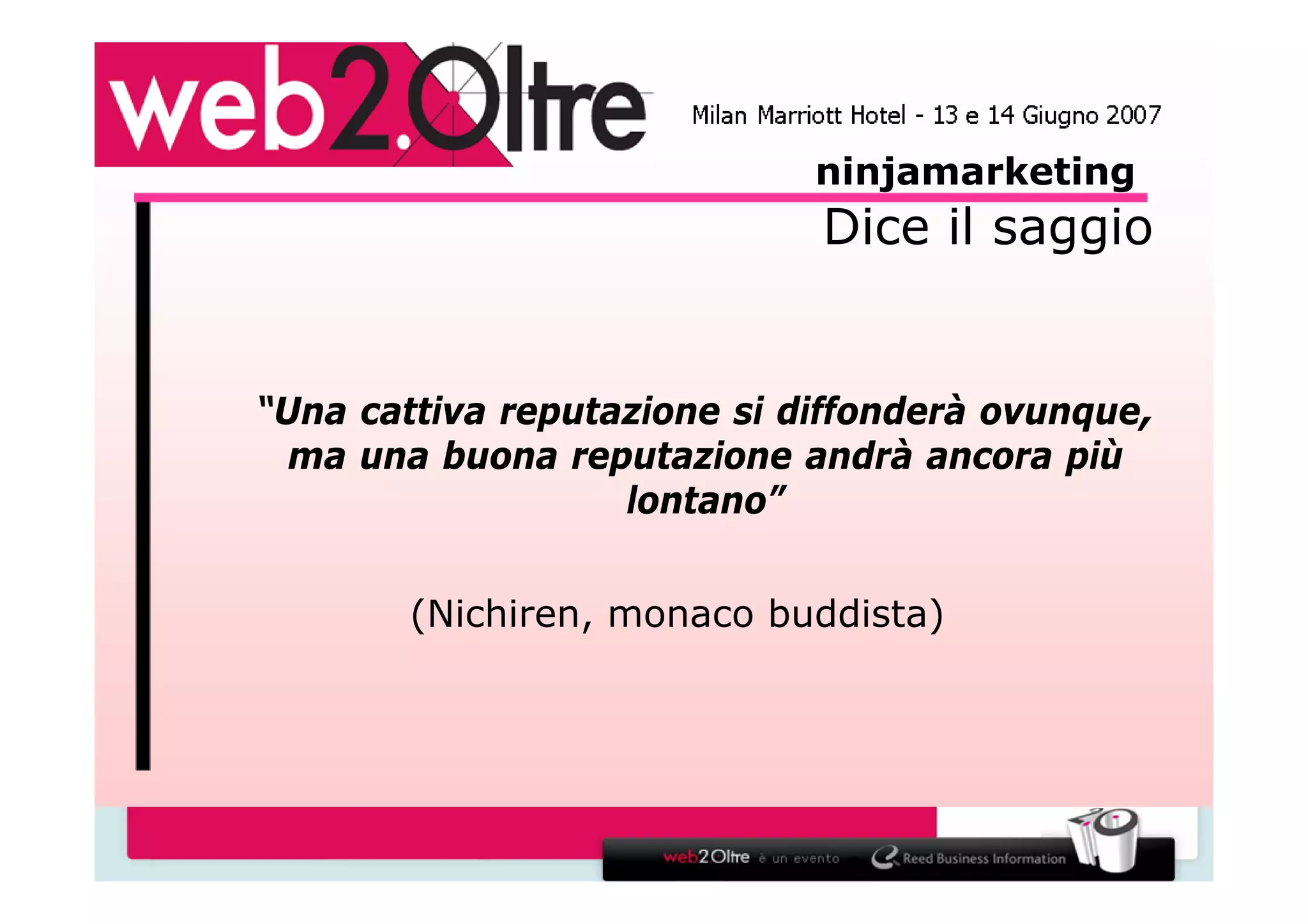 La via del marketing - Ninja Marketing