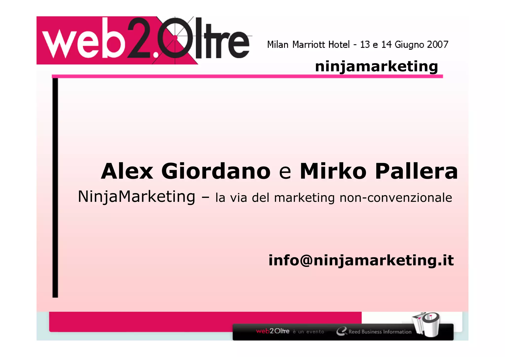 La via del marketing - Ninja Marketing