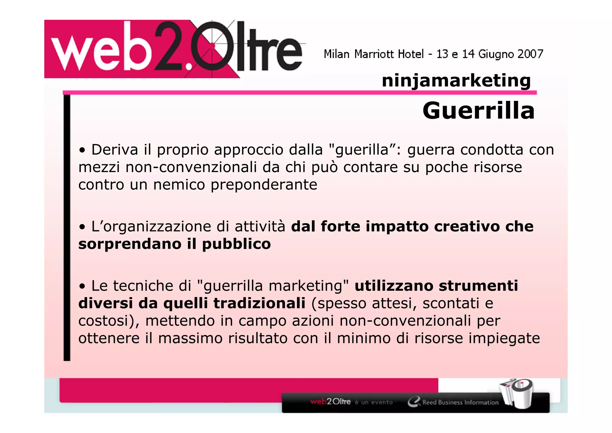 La via del marketing - Ninja Marketing