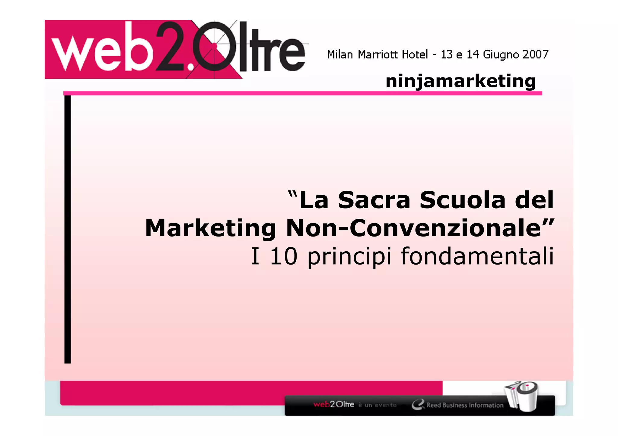 La via del marketing - Ninja Marketing