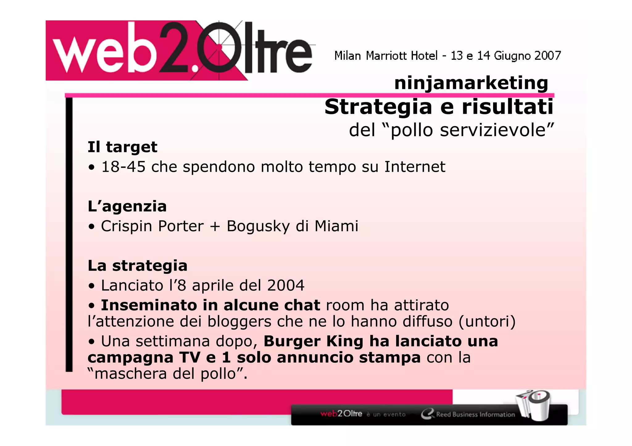 La via del marketing - Ninja Marketing