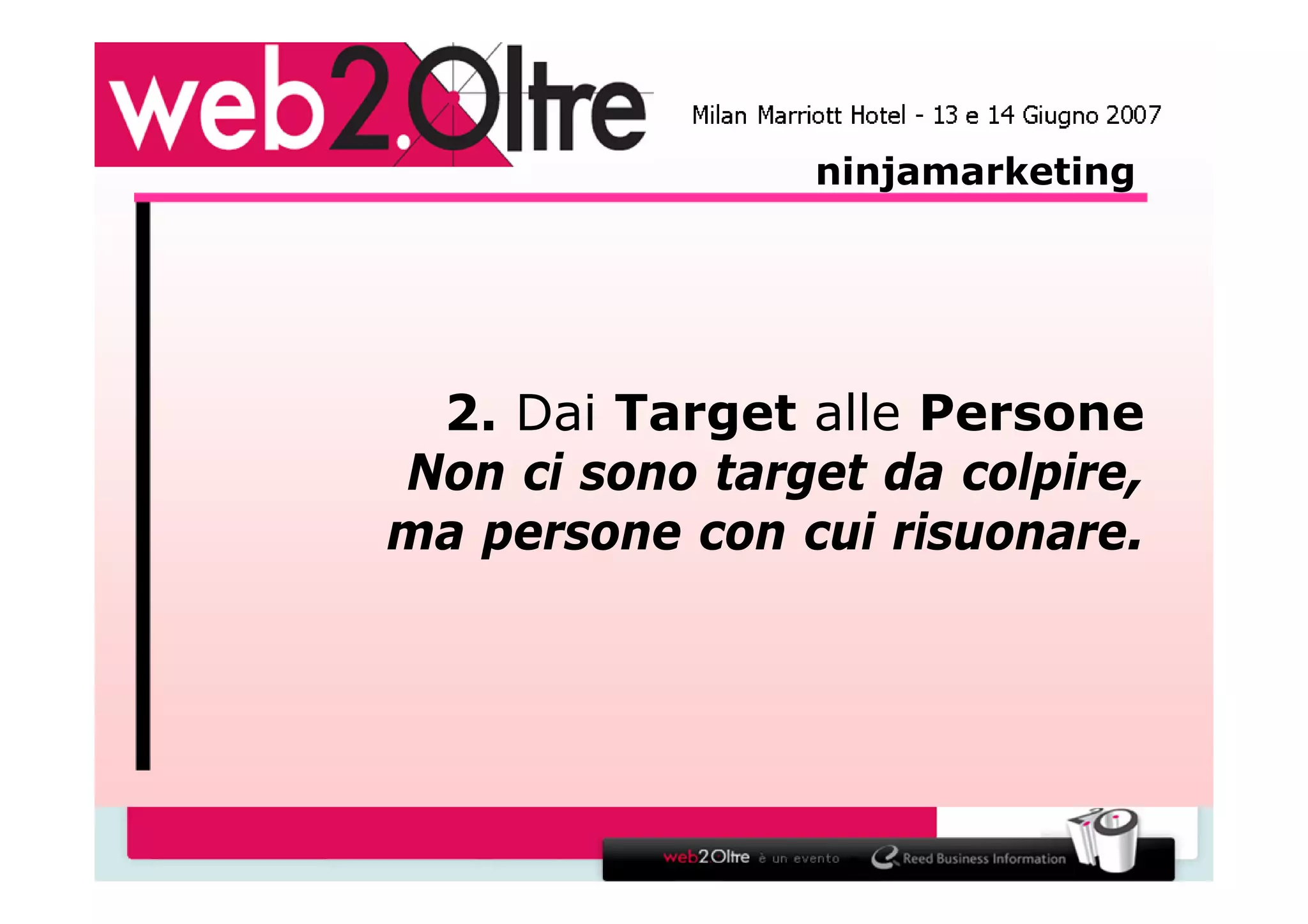La via del marketing - Ninja Marketing