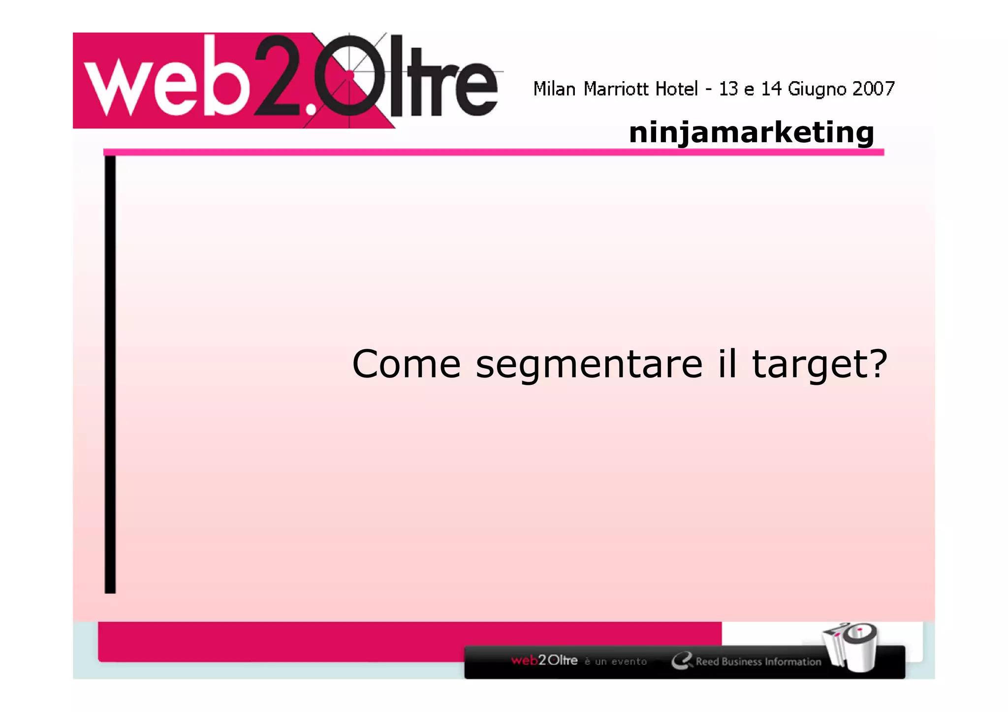 La via del marketing - Ninja Marketing