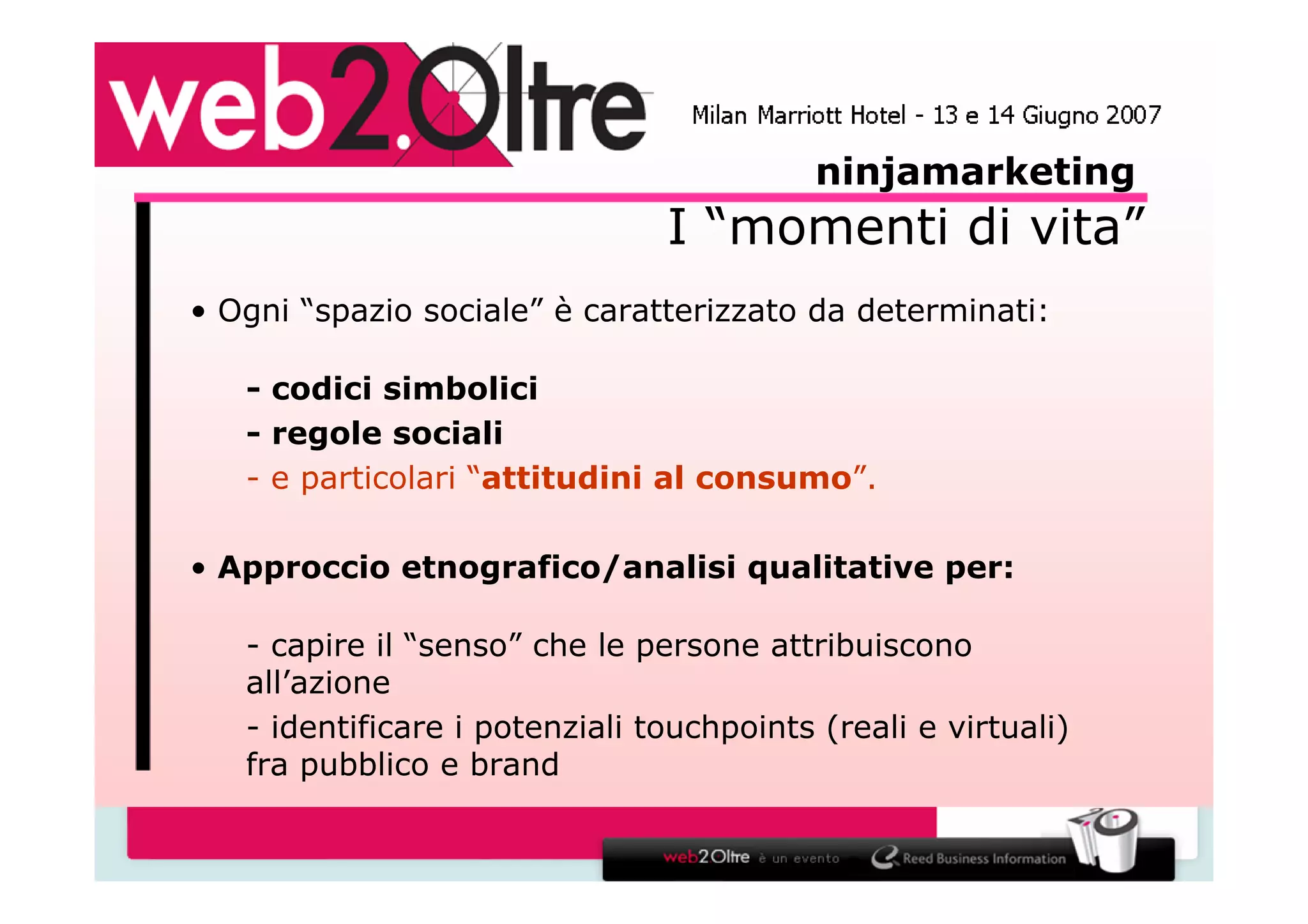 La via del marketing - Ninja Marketing